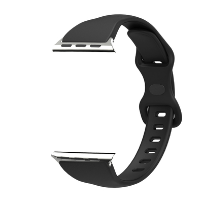 8 Shaped Buckle Soft Silicone Watch Strap Portable Replacement 38mm / 40mm / 42mm